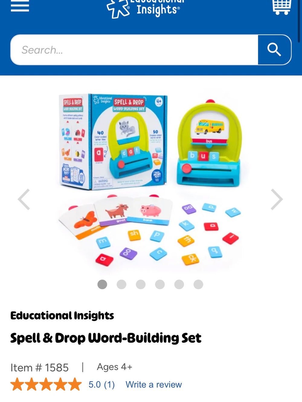 Spell & Drop Word-Building Set